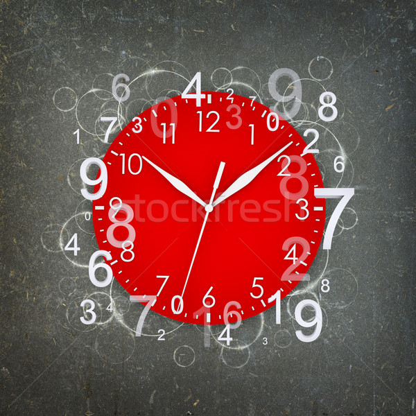 Clock face with figures Stock photo © cherezoff