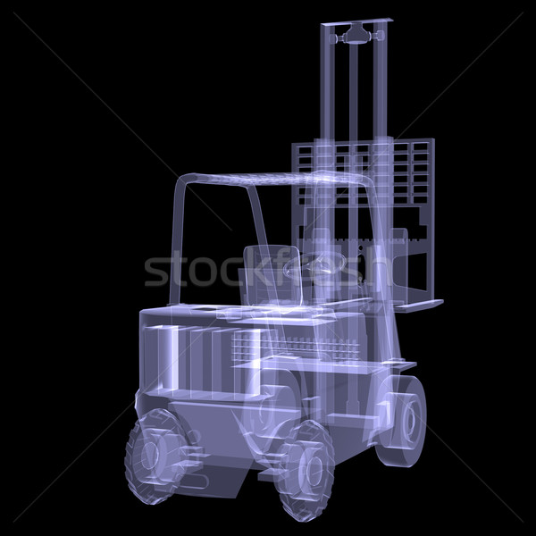 Loader. X-ray Stock photo © cherezoff