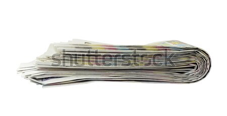 Stack of newspapers Stock photo © cherezoff