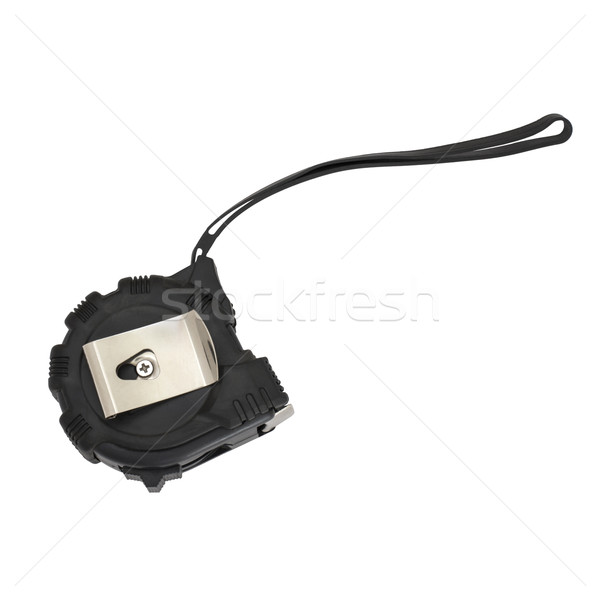 Stock photo: Black tape measure