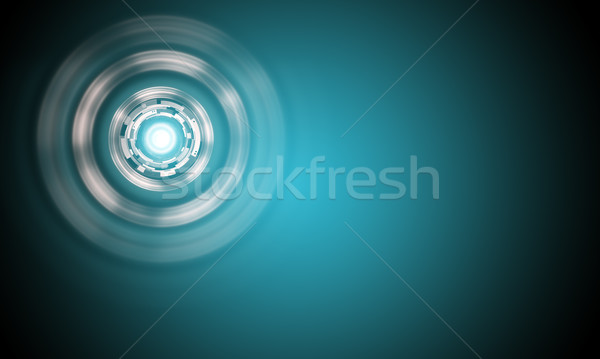 Holographic screen with rounds Stock photo © cherezoff