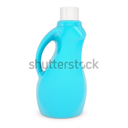 Plastique bouteille domestique produits chimiques isolé [[stock_photo]] © cherezoff