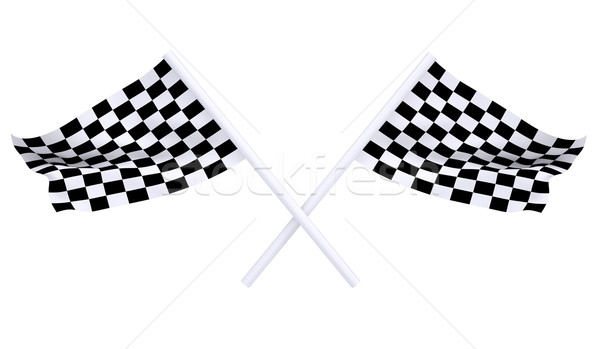 Two sports flag Stock photo © cherezoff