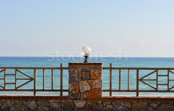 Railing with lights Stock photo © cherezoff