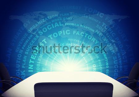 Laptopok nyilak táblázatok fekete laptop kék Stock fotó © cherezoff