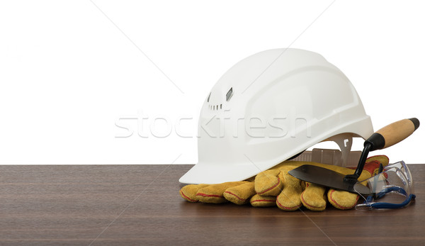 Plastic safety helmet Stock photo © cherezoff