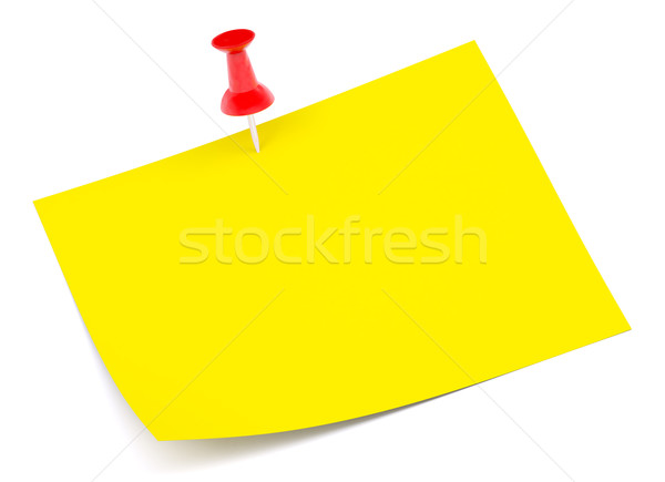 Sticker fasten with pin Stock photo © cherezoff