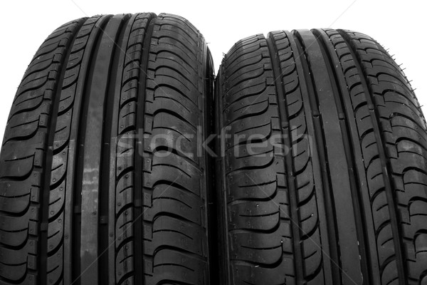 Two new car tires close up Stock photo © cherezoff