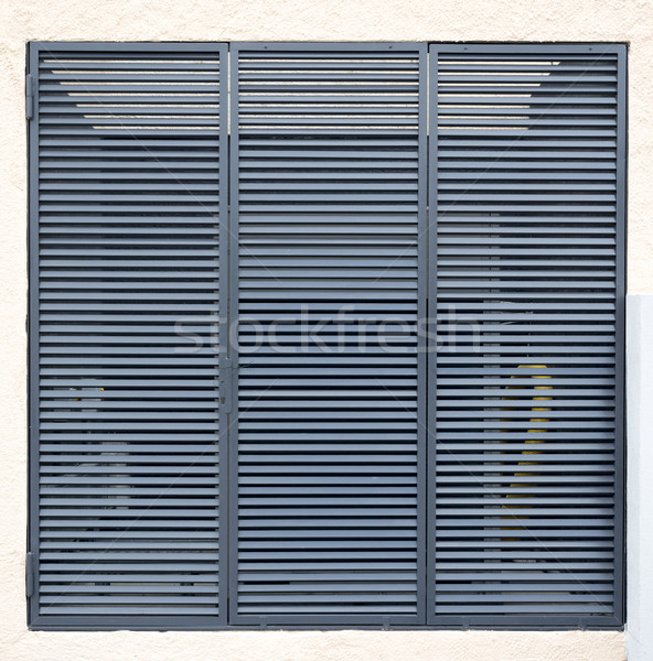 Square metal ventilation grille Stock photo © cherezoff
