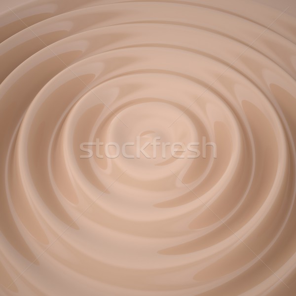 Waves on the surface of the chocolate Stock photo © cherezoff