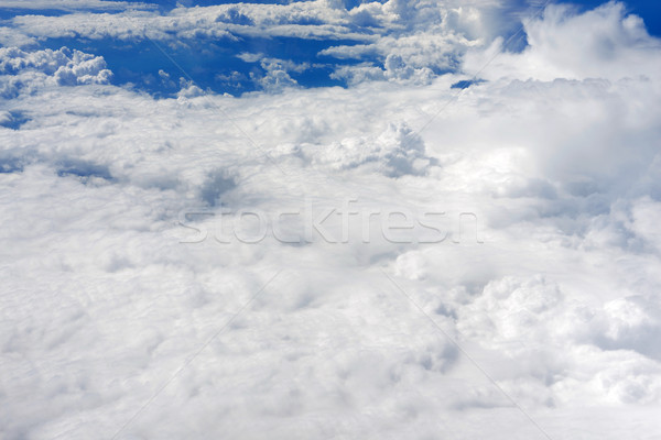 青空 雲 先頭 表示 航空機 光 ストックフォト © cherezoff