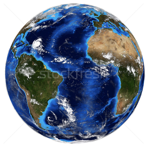 Stock fotó: Föld · elemek · kép · térkép · tenger · világ