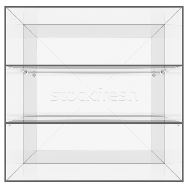 Glass shelves Stock photo © cherezoff