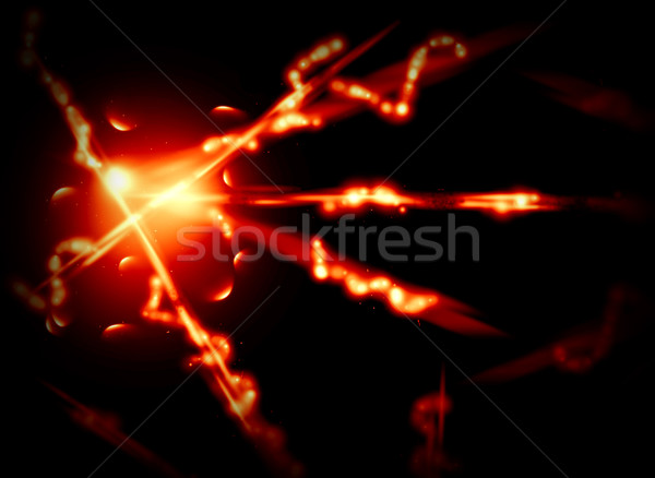 Abstract background with fire lines Stock photo © cherezoff