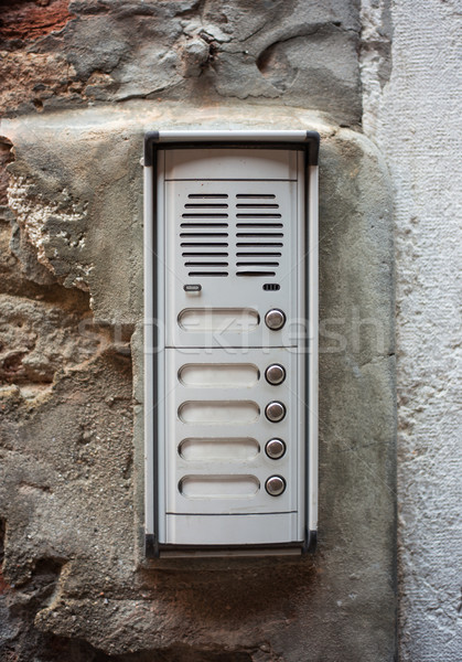 Doorphone, close up view Stock photo © cherezoff