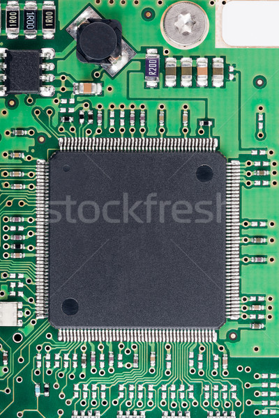 Electronic circuit board with processor Stock photo © cherezoff