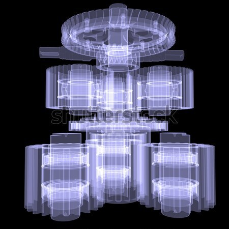 Loader. X-ray Stock photo © cherezoff