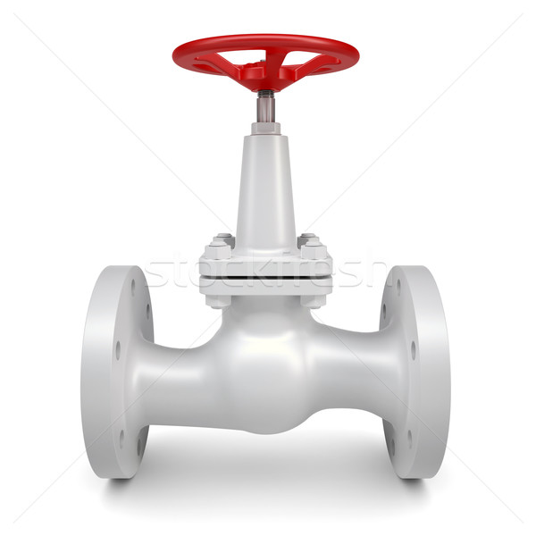 Stock photo: White valve