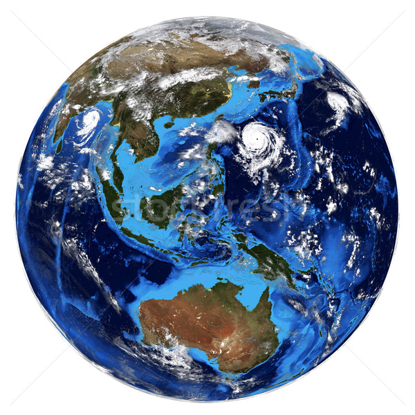 Terra elementi immagine mappa mare mondo Foto d'archivio © cherezoff