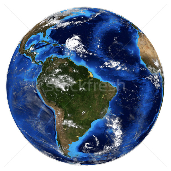 Föld elemek kép térkép tenger világ Stock fotó © cherezoff