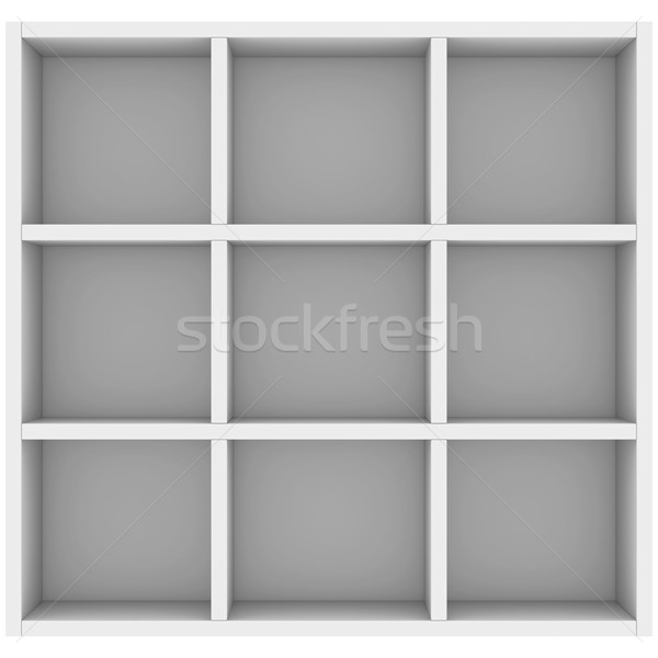 White shelves Stock photo © cherezoff