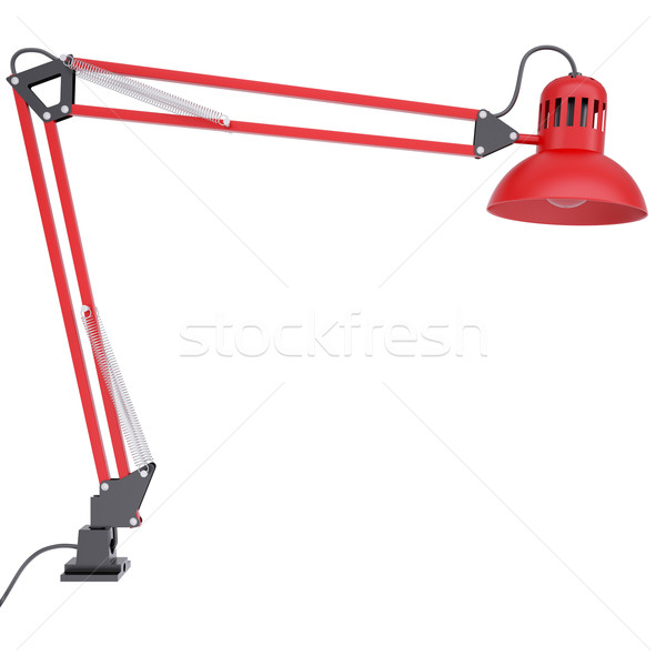 Red table lamp Stock photo © cherezoff