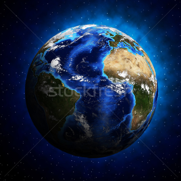 Stockfoto: Aarde · aarde · planeet · communie · afbeelding · hemel