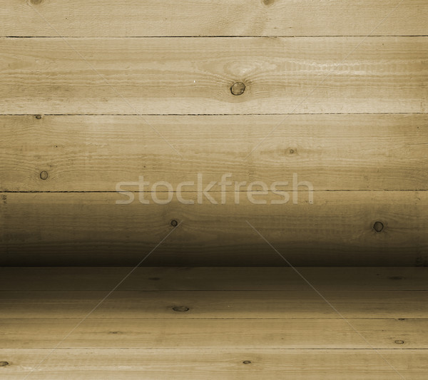 Convex texture nailed wooden railing Stock photo © cherezoff
