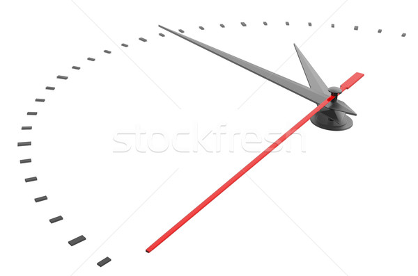 Horloge nombre isolé 3d illustration affaires fond [[stock_photo]] © cherezoff