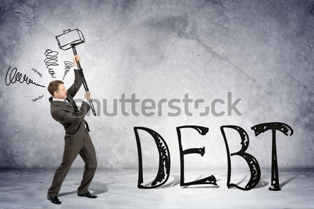 Businessman shooting  another man Stock photo © cherezoff
