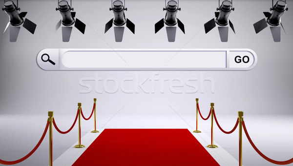 Stock photo: Red carpet 