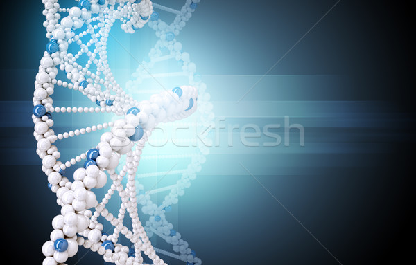 DNA on blue Stock photo © cherezoff
