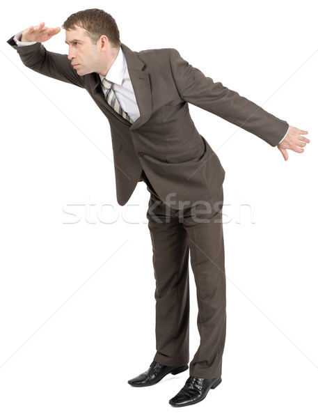 Businessman looking forward Stock photo © cherezoff