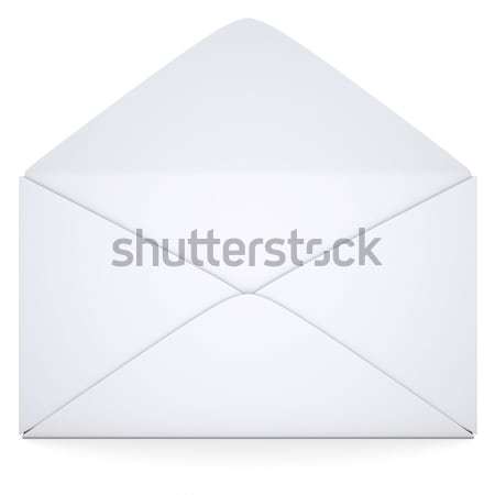 Foto stock: Vacío · papel · folleto · blanco · aislado