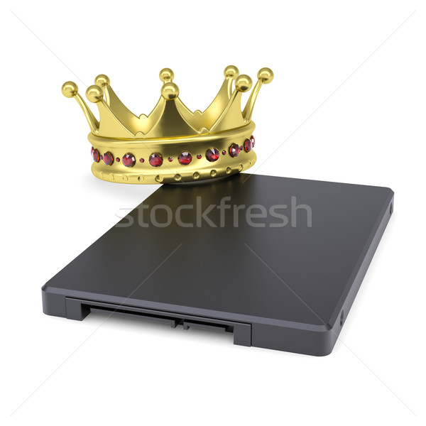 Solid-state drive with the crown Stock photo © cherezoff