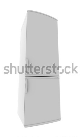 White refrigerator Stock photo © cherezoff