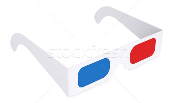 Paper anaglyph glasses Stock photo © cherezoff