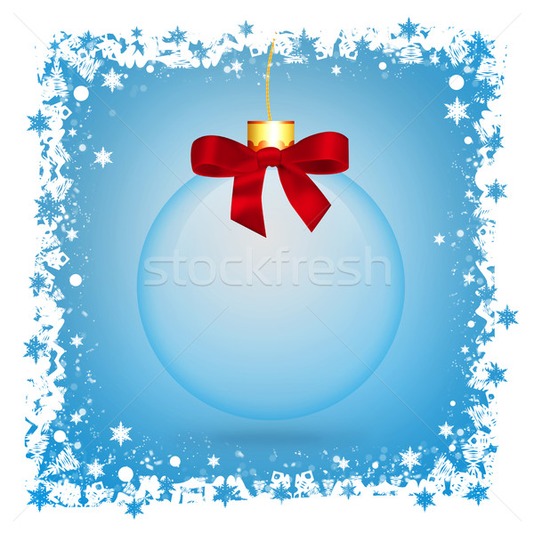 Transparent Christmas ball Stock photo © cherezoff