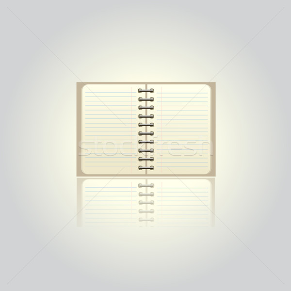 Blank pad on white, vector Stock photo © cherezoff