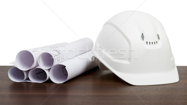 Plastic safety helmet Stock photo © cherezoff