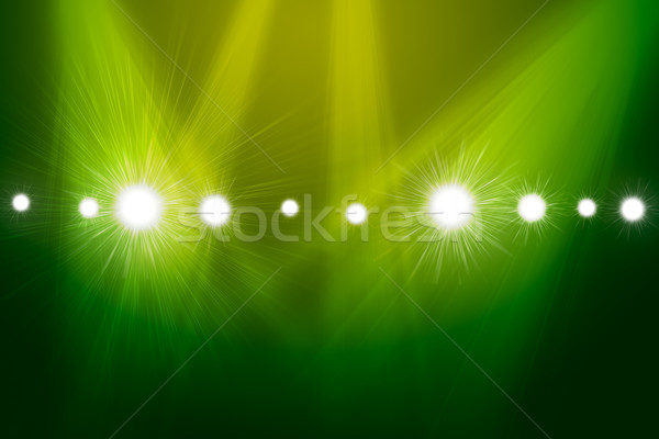 Spotlights on smog background Stock photo © cherezoff