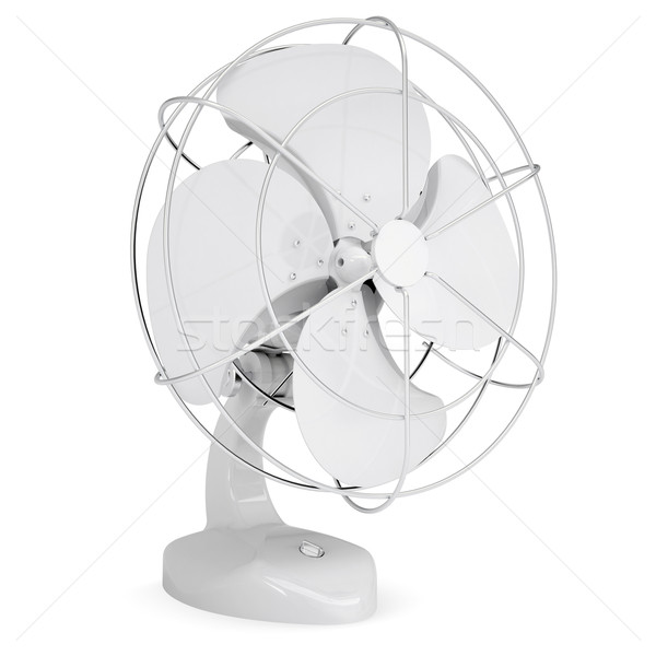 White desk fan Stock photo © cherezoff