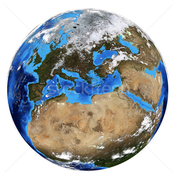 Photorealistic Earth Stock photo © cherezoff