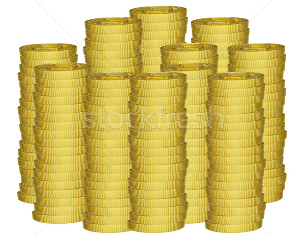 Piles of gold coins  Stock photo © cherezoff