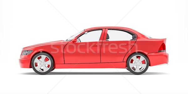 Brandless Generic Red Car Stock photo © cherezoff