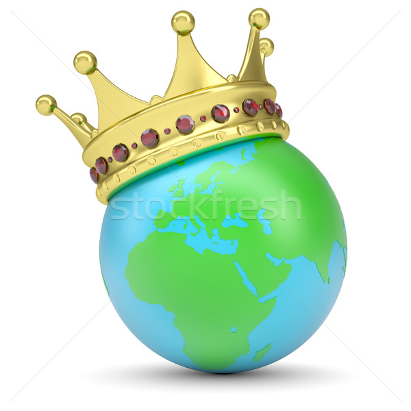 The crown on Earth Stock photo © cherezoff