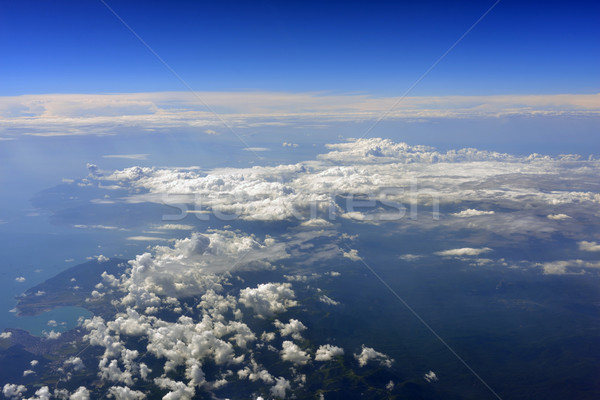 Foto stock: Superficie · mar · nubes · superior · vista · aeronaves