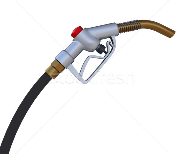 Fuel pump nozzle. 3d rendering Stock photo © cherezoff