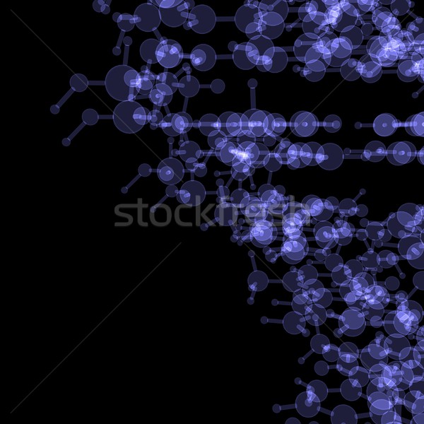 Abstract DNA molecule. X-ray Stock photo © cherezoff