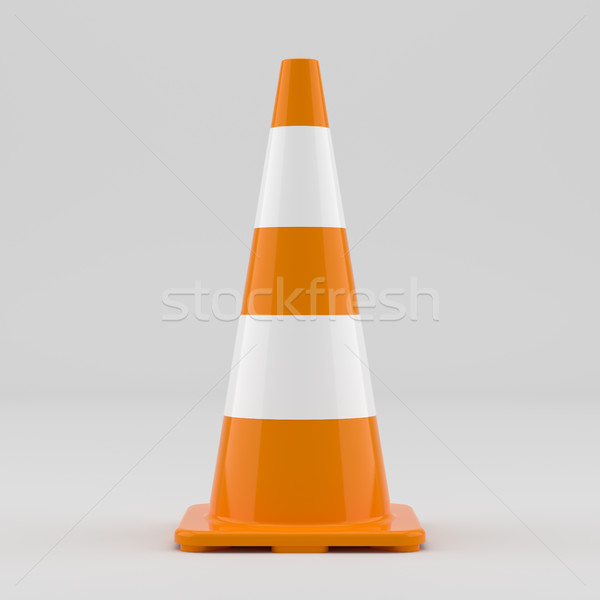 Orange traffic cone Stock photo © cherezoff